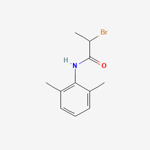 molecular formula C11H14BrNO B1272643 2-溴-N-(2,6-二甲基苯基)丙酰胺 CAS No. 41708-73-0