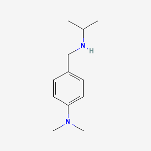 molecular formula C12H20N2 B1272644 N,N-dimethyl-4-{[(propan-2-yl)amino]methyl}aniline CAS No. 137379-64-7