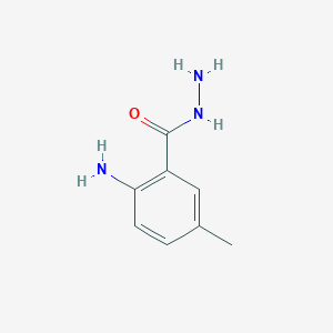 molecular formula C8H11N3O B1272645 2-Amino-5-methylbenzohydrazide CAS No. 28461-49-6