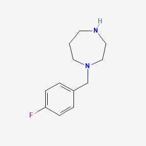 molecular formula C12H17FN2 B1272647 1-(4-Fluorobenzyl)-1,4-diazepane CAS No. 76141-89-4