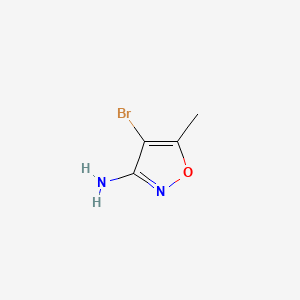 molecular formula C4H5BrN2O B1272648 3-Amino-4-bromo-5-methylisoxazole CAS No. 5819-40-9