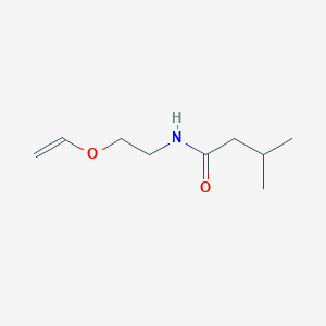 molecular formula C9H17NO2 B127265 3-Methyl-N-[2-(vinyloxy)ethyl]butanamide CAS No. 143139-05-3