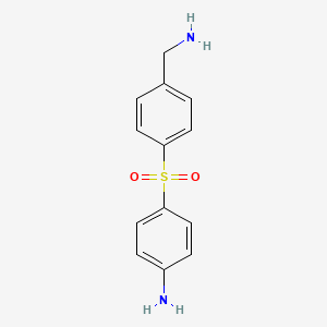 molecular formula C13H14N2O2S B12726518 p-Sulfanilylbenzylamine CAS No. 4393-19-5