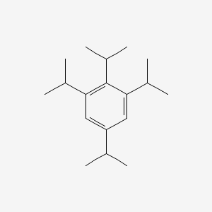 molecular formula C18H30 B12726636 1,2,3,5-Tetraisopropylbenzene CAS No. 29040-93-5