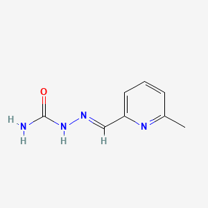 molecular formula C8H10N4O B12726794 6-Methyl-2-pyridinecarboxaldehyde semicarbazone CAS No. 90953-04-1