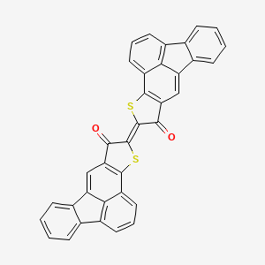 molecular formula C36H16O2S2 B12726809 Einecs 248-650-6 CAS No. 27772-09-4