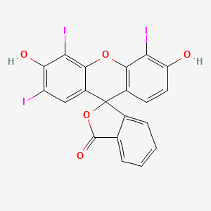 molecular formula C20H9I3O5 B12726847 2',4',5'-Triiodofluorescein CAS No. 56254-06-9