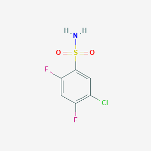 molecular formula C6H4ClF2NO2S B1272688 5-Chloro-2,4-difluorobenzenesulfonamide CAS No. 13656-56-9