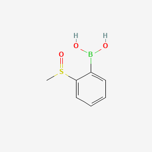 B1272689 (2-(Methylsulfinyl)phenyl)boronic acid CAS No. 850567-97-4
