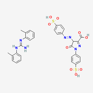 molecular formula C31H29N7O9S2 B12726918 Einecs 300-120-6 CAS No. 93920-34-4