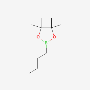 B1272692 2-Butyl-4,4,5,5-tetramethyl-1,3,2-dioxaborolane CAS No. 69190-62-1