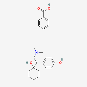 molecular formula C23H31NO4 B12726934 Desvenlafaxine benzoate CAS No. 1147940-37-1