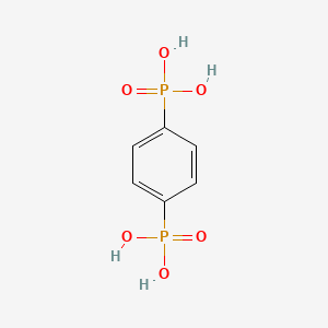 molecular formula C6H8O6P2 B1272694 (4-phosphonophenyl)phosphonic Acid CAS No. 880-68-2