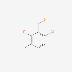 molecular formula C8H7BrClF B1272696 6-Chloro-2-fluoro-3-methylbenzyl bromide CAS No. 261762-88-3