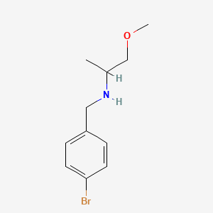 N-[(4-bromophenyl)methyl]-1-methoxypropan-2-amine
