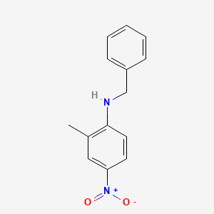 molecular formula C14H14N2O2 B1272728 N-benzyl-2-methyl-4-nitroaniline CAS No. 201157-13-3