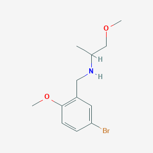 N-[(5-bromo-2-methoxyphenyl)methyl]-1-methoxypropan-2-amine