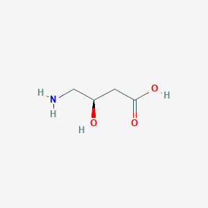 molecular formula C4H9NO3 B1272733 (R)-4-Amino-3-hydroxybutanoic acid CAS No. 7013-07-2