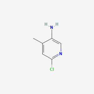 molecular formula C6H7ClN2 B1272740 6-Chloro-4-methylpyridin-3-amine CAS No. 66909-38-4