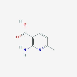 molecular formula C7H8N2O2 B1272744 2-Amino-6-methylnicotinic acid CAS No. 846021-26-9