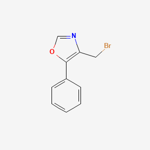 molecular formula C10H8BrNO B1272746 4-(溴甲基)-5-苯基噁唑 CAS No. 368869-94-7