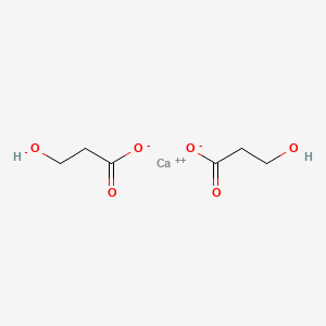 molecular formula C6H10CaO6 B12727565 Hydracrylic acid calcium CAS No. 5936-37-8