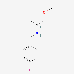 (4-Fluoro-benzyl)-(2-methoxy-1-methyl-ethyl)-amine