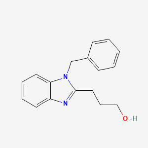 molecular formula C17H18N2O B1272776 3-(1-benzyl-1H-benzimidazol-2-yl)propan-1-ol CAS No. 121356-81-8