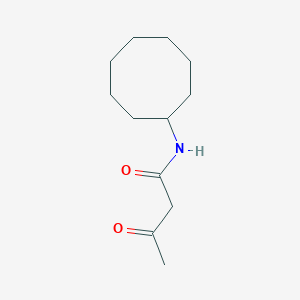 N-cyclooctyl-3-oxobutanamide
