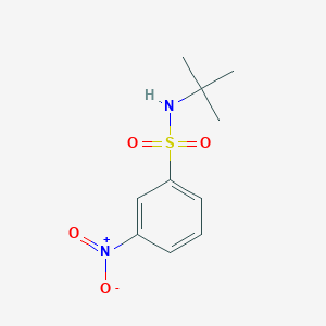 molecular formula C10H14N2O4S B1272790 N-t-butyl 3-nitrobenzenesulfonamide CAS No. 424818-25-7