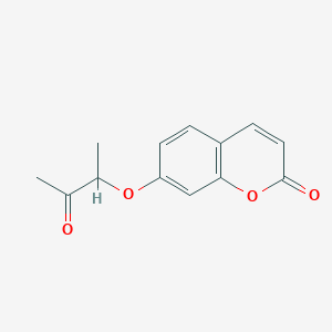 molecular formula C13H12O4 B1272795 7-(1-Methyl-2-oxopropoxy)-2H-chromen-2-one CAS No. 156006-08-5