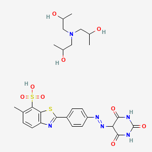 molecular formula C27H34N6O9S2 B12727969 Einecs 280-575-4 CAS No. 83721-49-7
