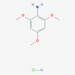 molecular formula C9H14ClNO3 B012728 2,4,6-trimethoxyaniline Hydrochloride CAS No. 102438-99-3