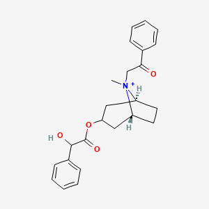 molecular formula C24H28NO4+ B12728090 Phenactropinium CAS No. 697214-89-4