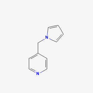 molecular formula C10H10N2 B1272812 4-(1H-pyrrol-1-ylmethyl)pyridine CAS No. 87451-35-2