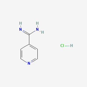 molecular formula C6H8ClN3 B1272813 Isonicotinimidamide hydrochloride CAS No. 6345-27-3
