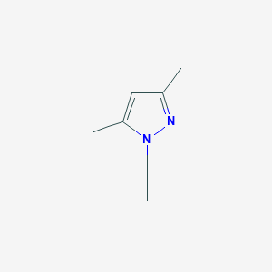 molecular formula C9H16N2 B1272814 1-(tert-butyl)-3,5-dimethyl-1H-pyrazole CAS No. 647824-46-2