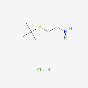 molecular formula C6H16ClNS B1272815 2-(tert-Butylthio)ethylammonium chloride CAS No. 60116-77-0