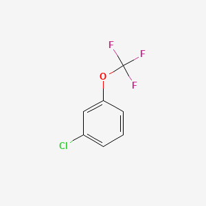 molecular formula C7H4ClF3O B1272821 1-Chloro-3-(trifluoromethoxy)benzene CAS No. 772-49-6
