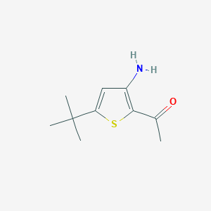 molecular formula C10H15NOS B1272823 2-Acetyl-3-amino-5-tert-butylthiophene CAS No. 175137-06-1