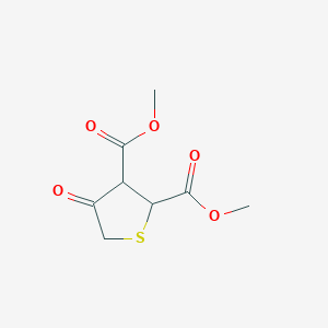 molecular formula C8H10O5S B1272827 Dimethyl 4-oxotetrahydrothiophene-2,3-dicarboxylate CAS No. 38293-63-9