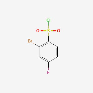molecular formula C6H3BrClFO2S B1272830 2-Bromo-4-fluorobenzenesulfonyl chloride CAS No. 351003-45-7