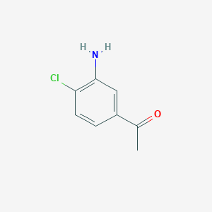 molecular formula C8H8ClNO B1272833 1-(3-Amino-4-chlorophenyl)ethanone CAS No. 79406-57-8