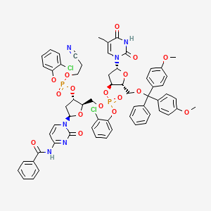 molecular formula C62H58Cl2N6O17P2 B12728369 Einecs 278-853-5 CAS No. 78150-12-6