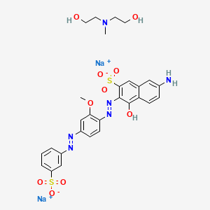 molecular formula C28H30N6Na2O10S2 B12728523 Einecs 280-757-3 CAS No. 83763-69-3