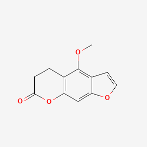 molecular formula C12H10O4 B12728528 Dihydro-5-mop CAS No. 29050-61-1