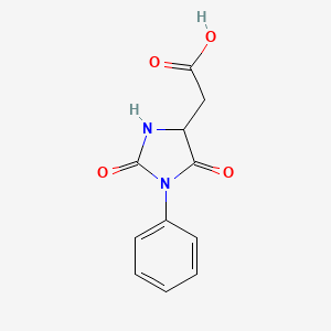 (2,5-Dioxo-1-phenyl-imidazolidin-4-yl)-acetic acid