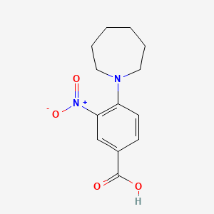 molecular formula C13H16N2O4 B1272881 4-(Azepan-1-yl)-3-nitrobenzoic acid CAS No. 92109-03-0