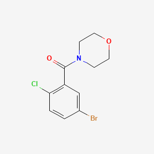 molecular formula C11H11BrClNO2 B1272888 1-Bromo-4-chloro-3-(morpholinocarbonyl)benzene CAS No. 701254-38-8