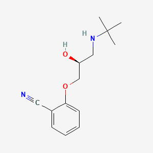 molecular formula C14H20N2O2 B12728908 (S)-Bunitrolol CAS No. 59995-59-4